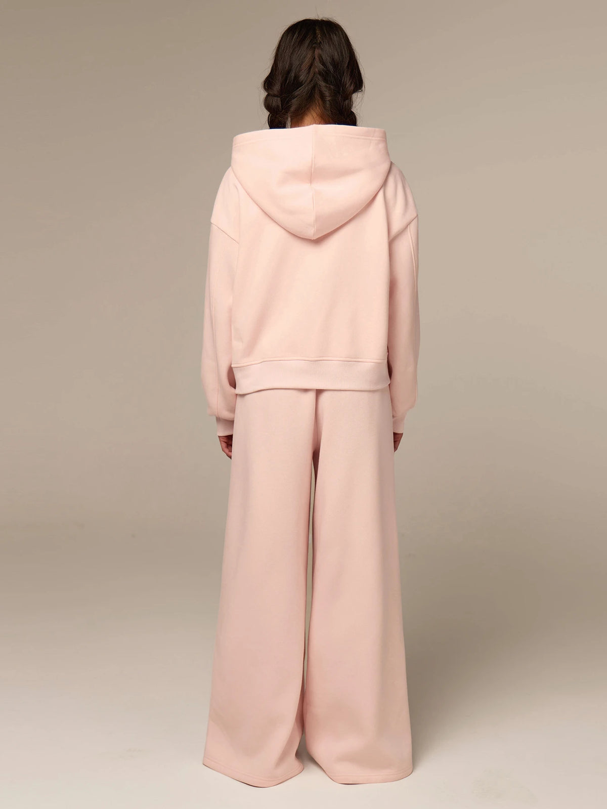 Blush Pink Zip-Up Set