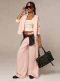 Blush Pink Zip-Up Set