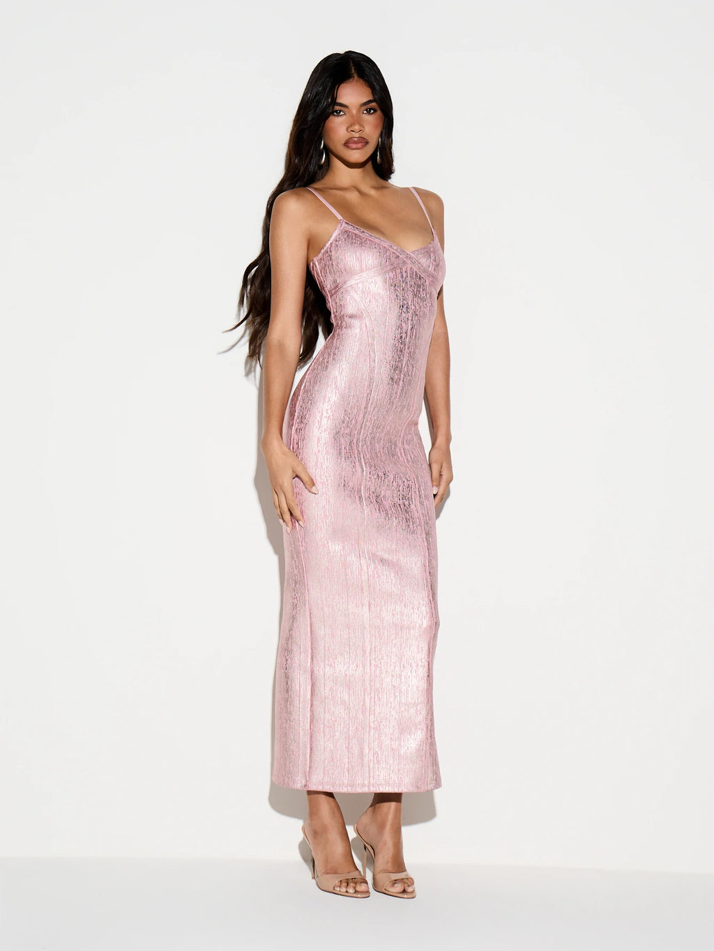 Gloss Pop Midi Dress