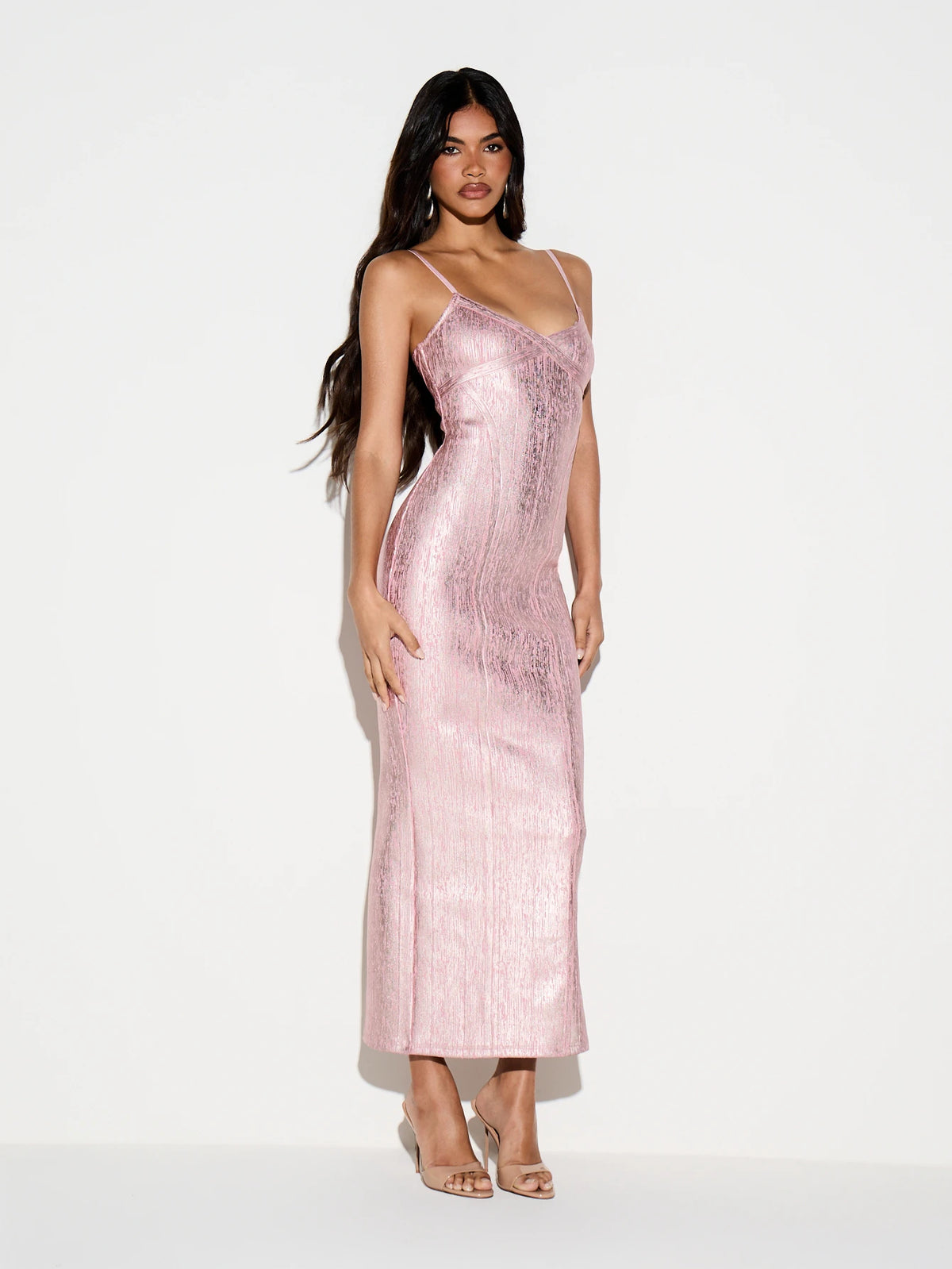 Gloss Pop Midi Dress