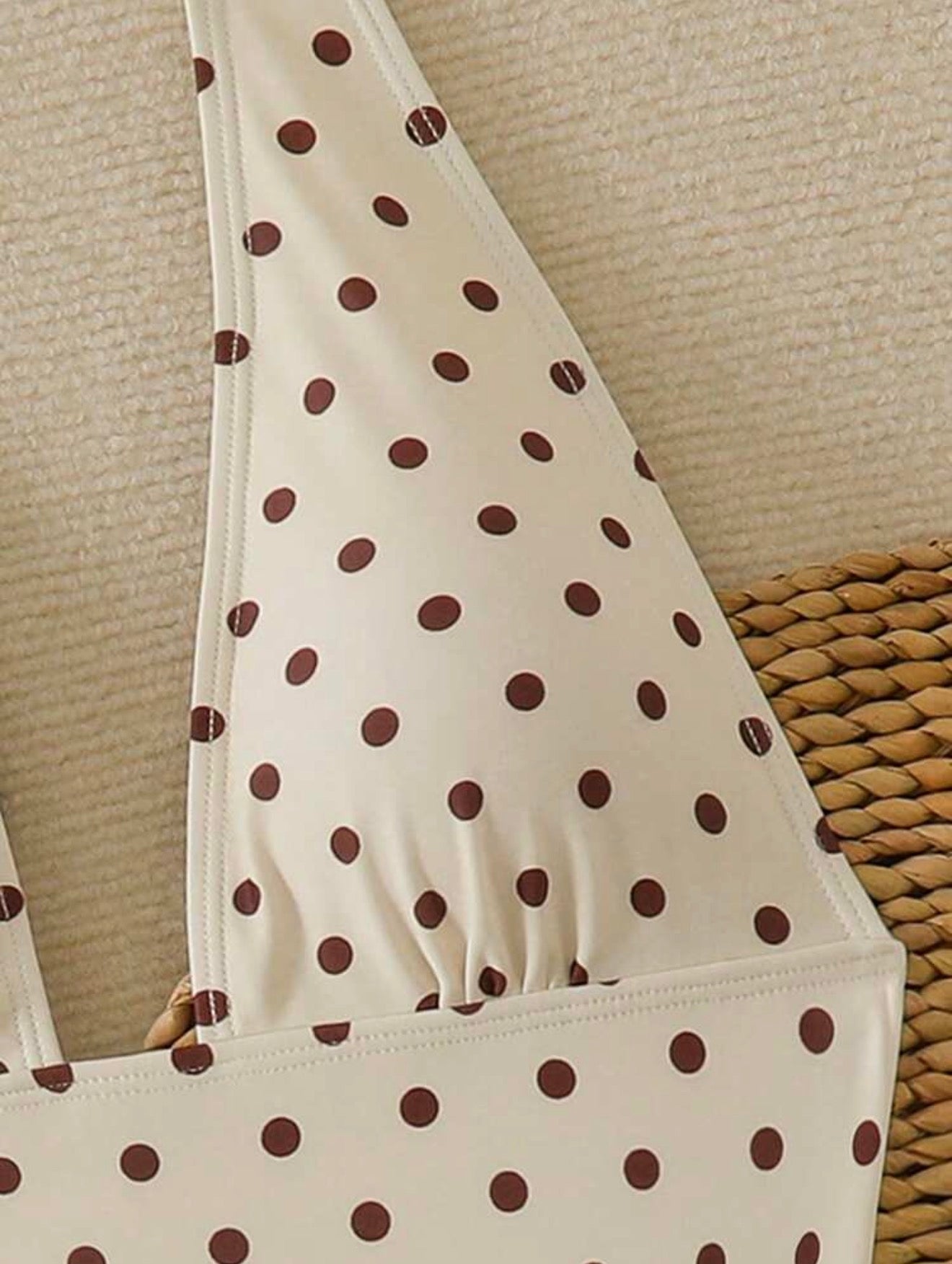 Polka One-Piece Swimsuit
