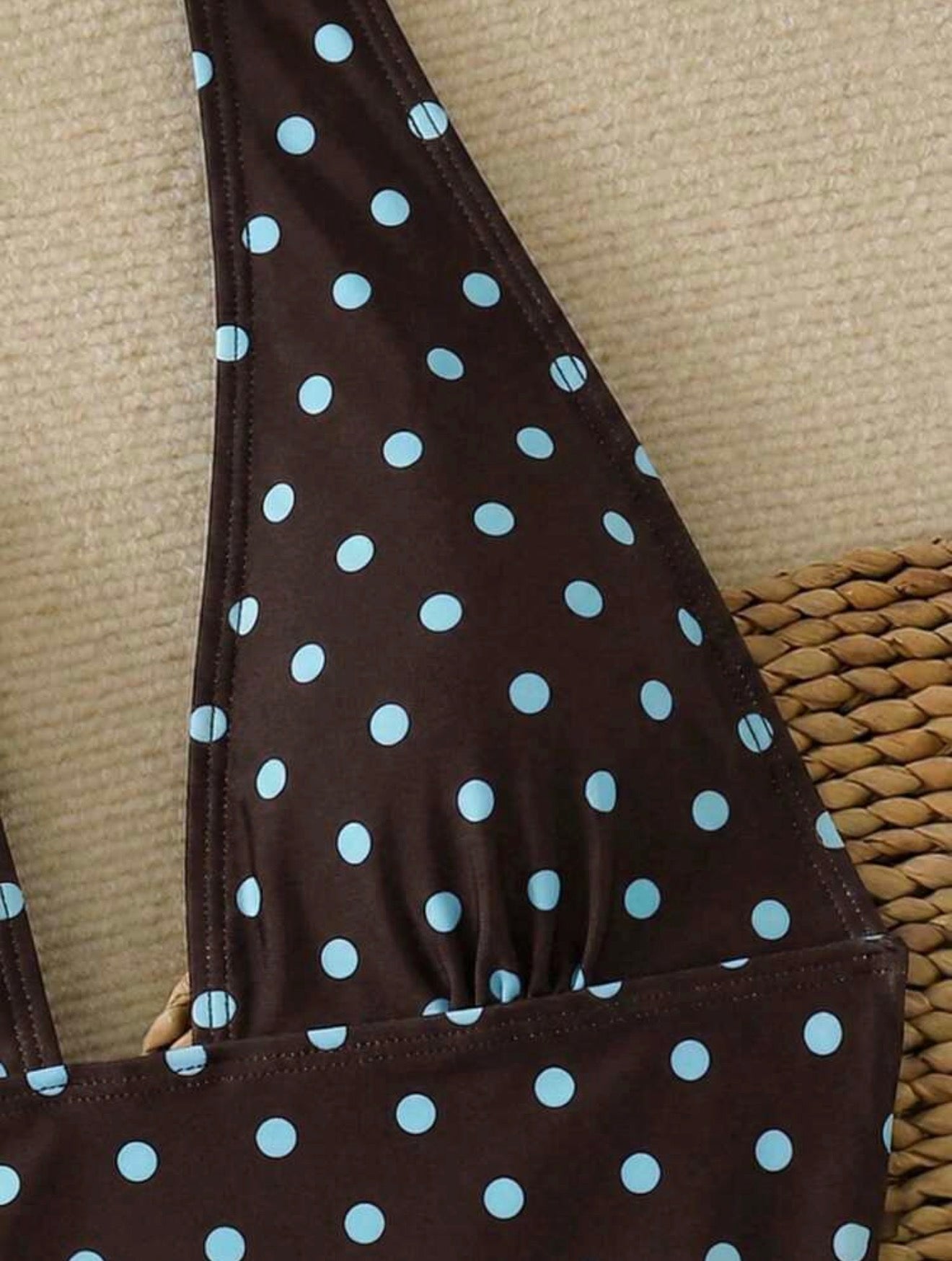 Polka One-Piece Swimsuit