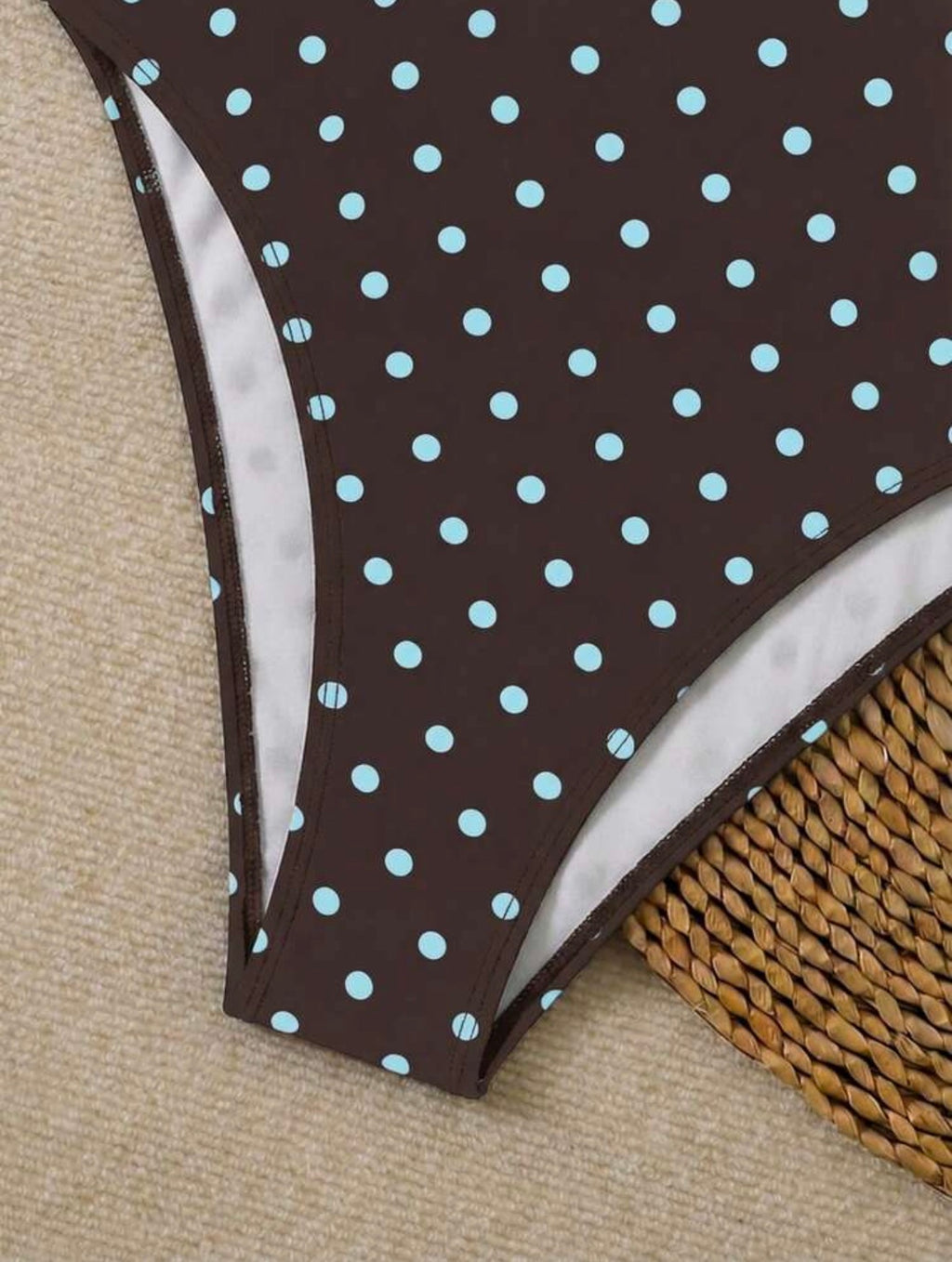 Polka One-Piece Swimsuit