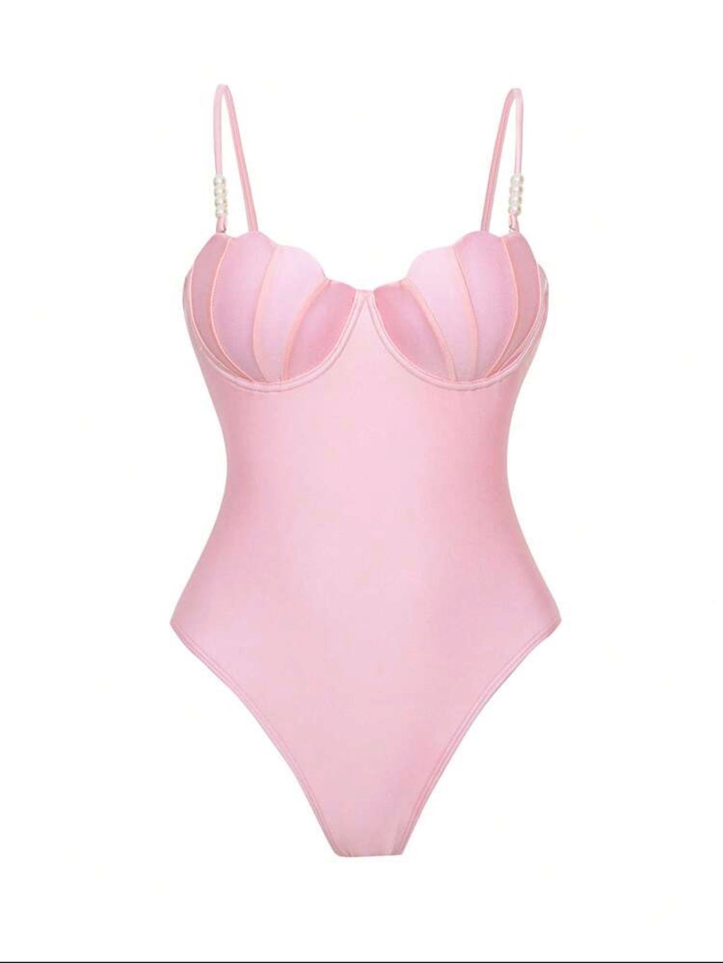 Blush Seashell One-Piece Swim Set