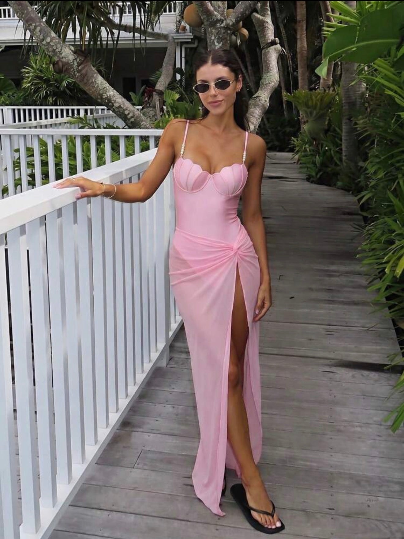 Blush Seashell One-Piece Swim Set