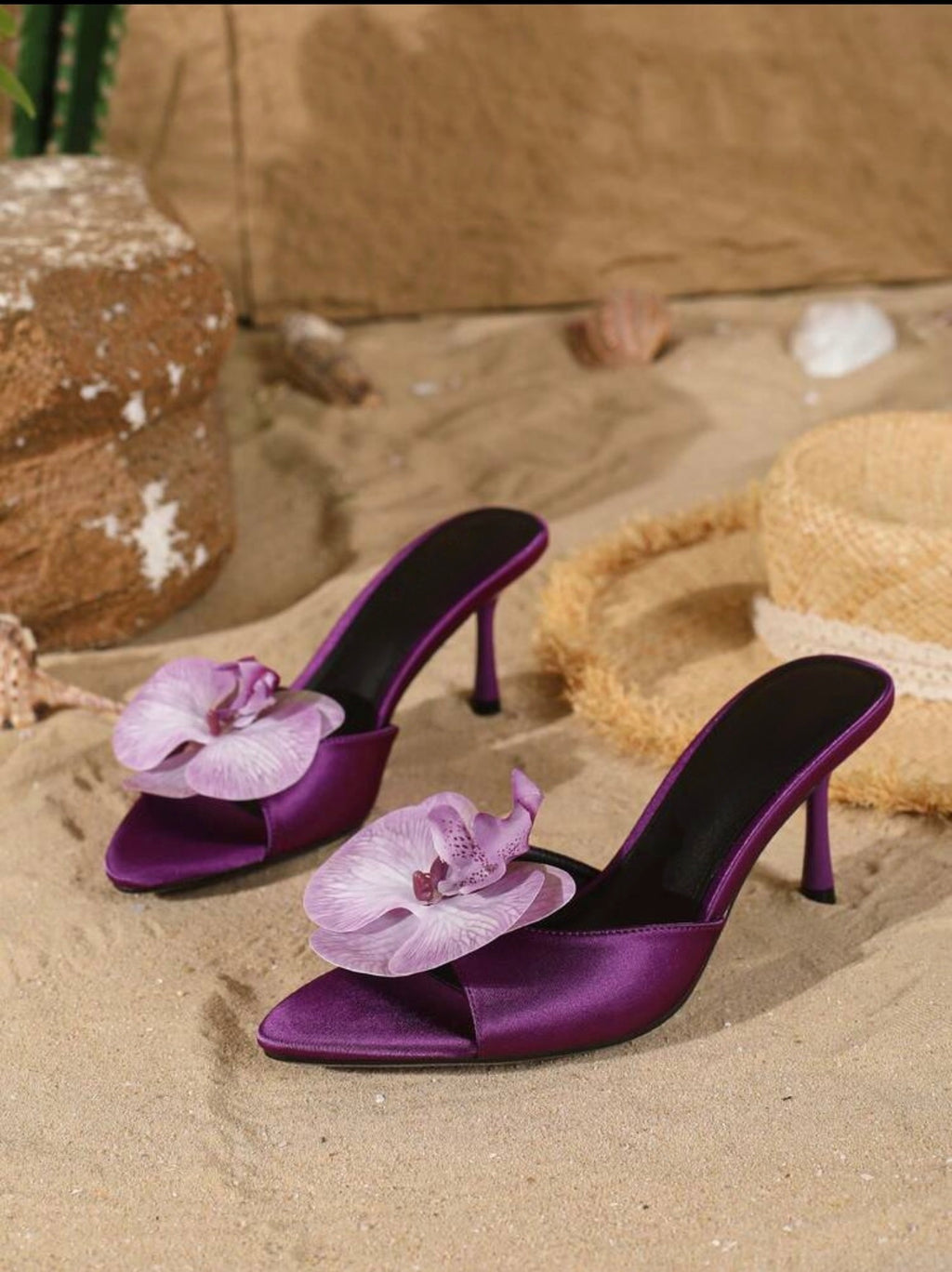 Orchid Bloom Heels