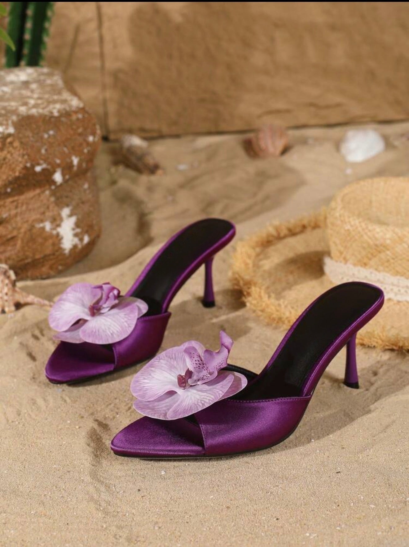 Orchid Bloom Heels