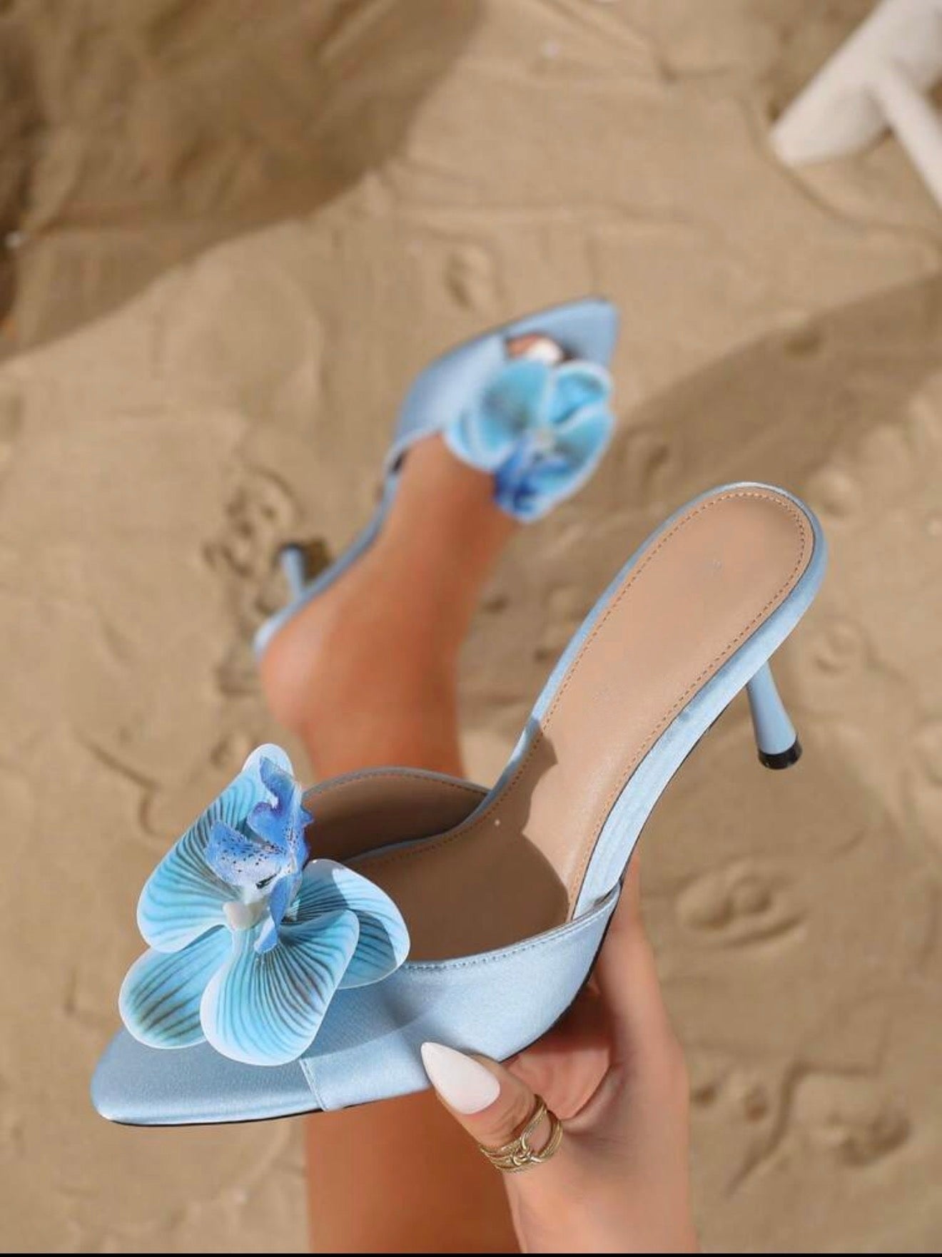 Orchid Bloom Heels
