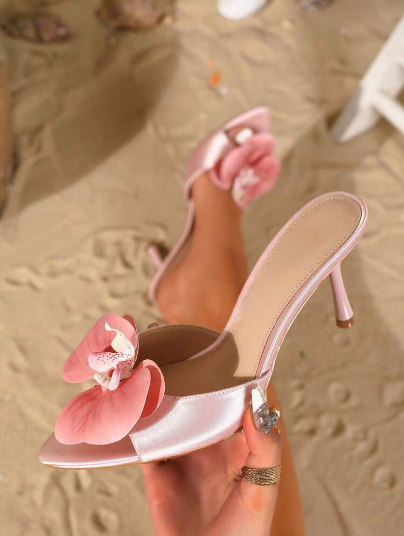 Orchid Bloom Heels