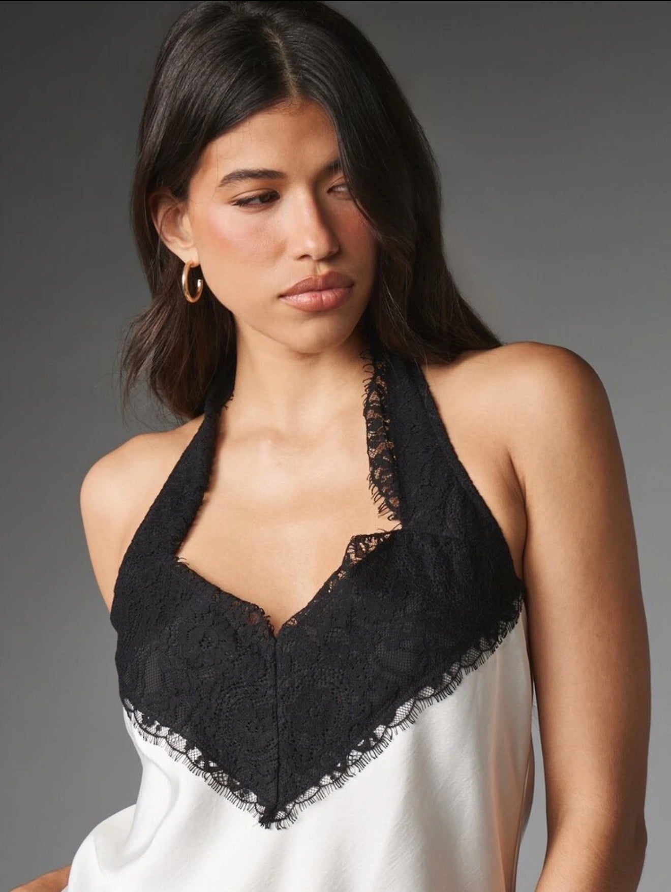 Monroe Lace Halter Top