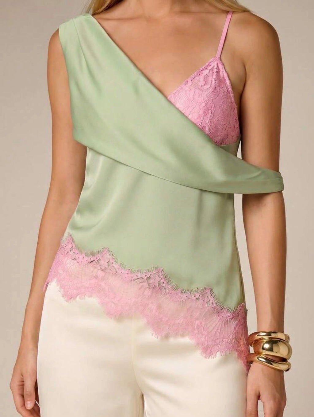 Luna Lace Drape Top