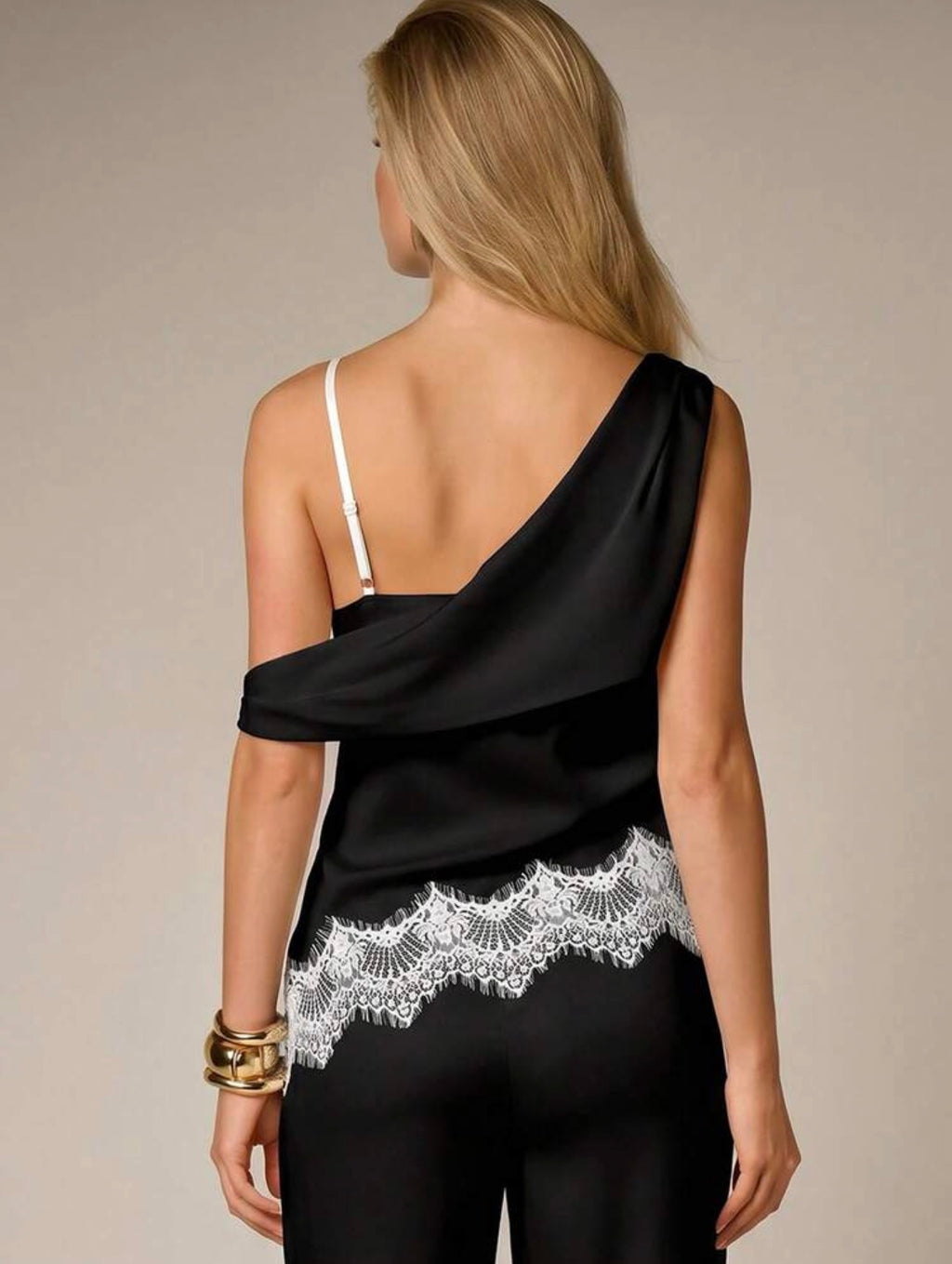 Luna Lace Drape Top