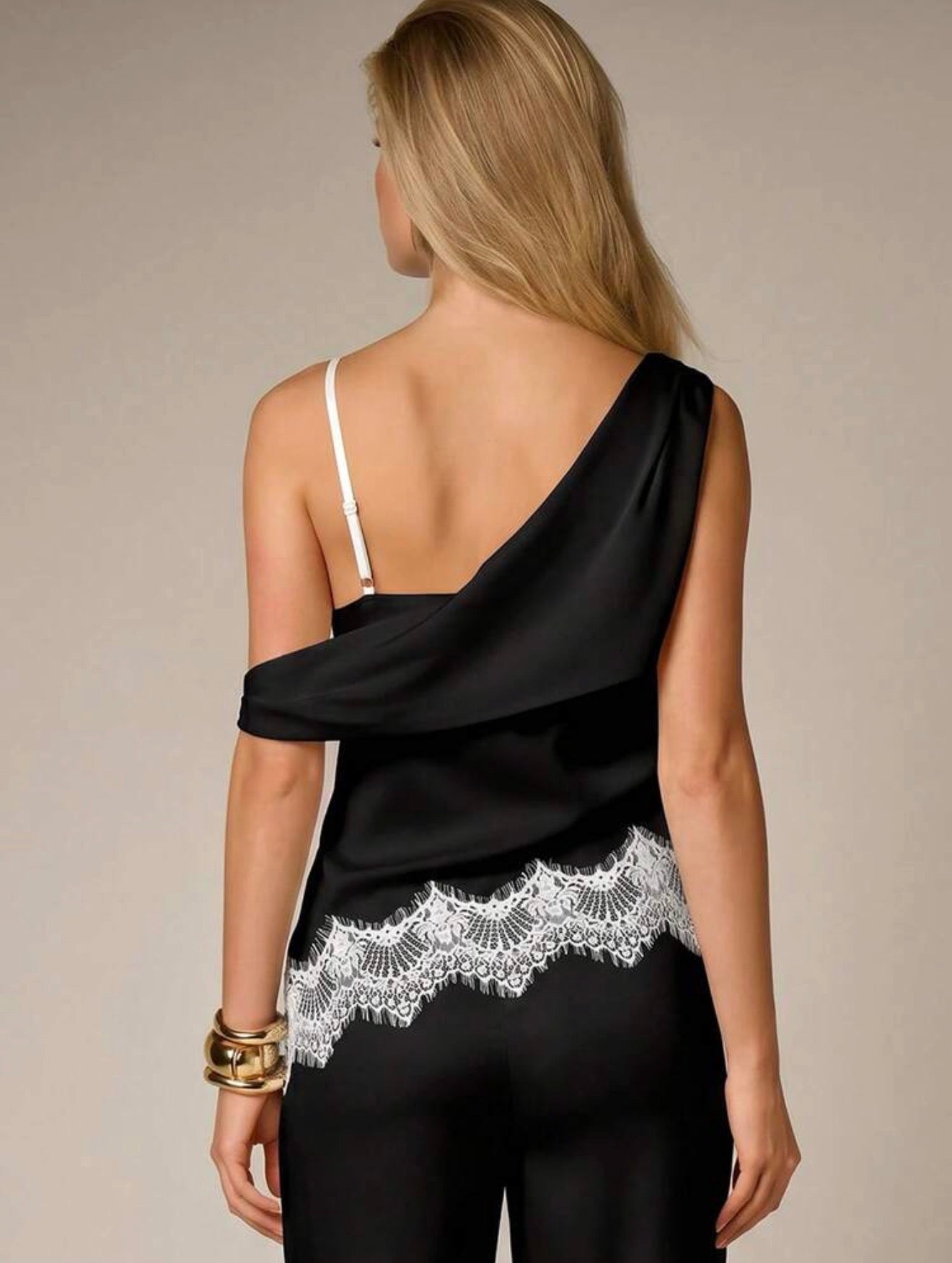 Luna Lace Drape Top