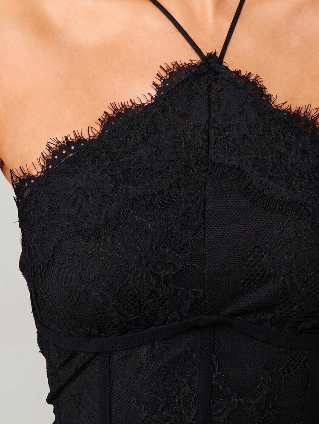 Noir Lace Dress
