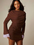 Espresso Lace Dress