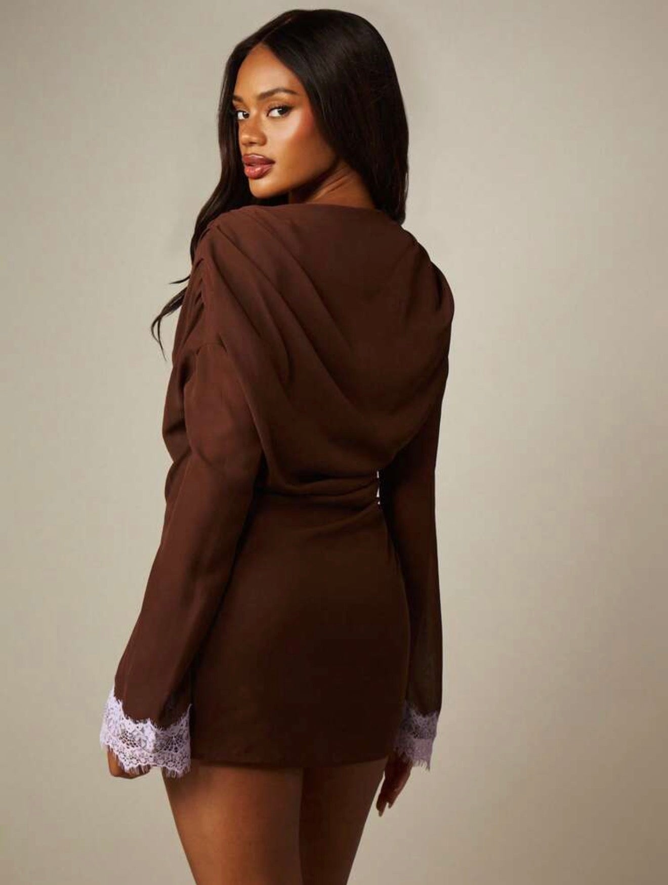 Espresso Lace Dress