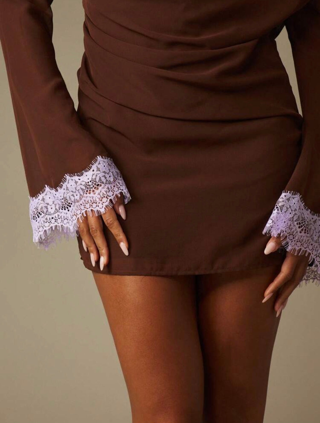 Espresso Lace Dress