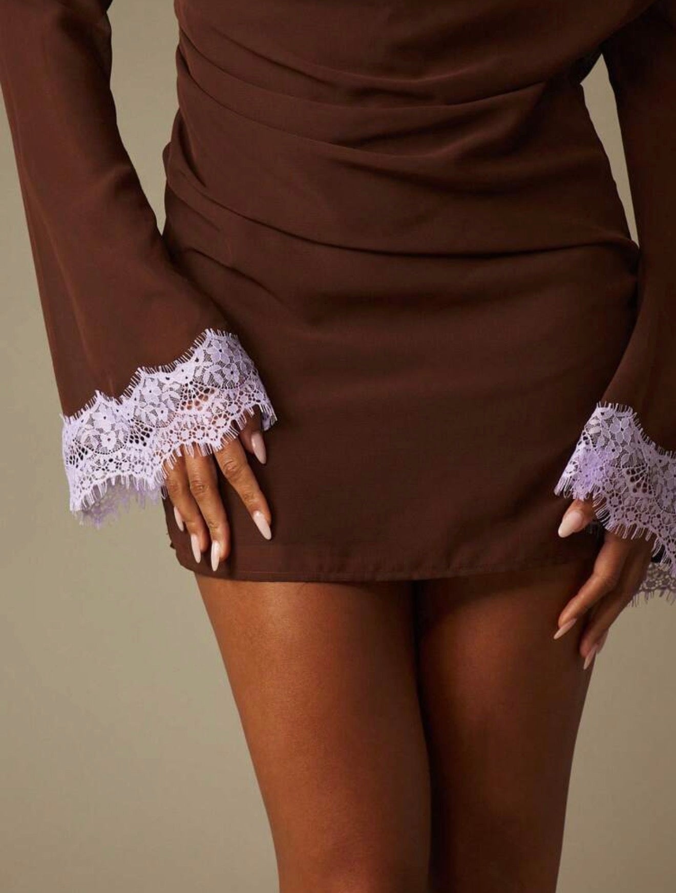 Espresso Lace Dress