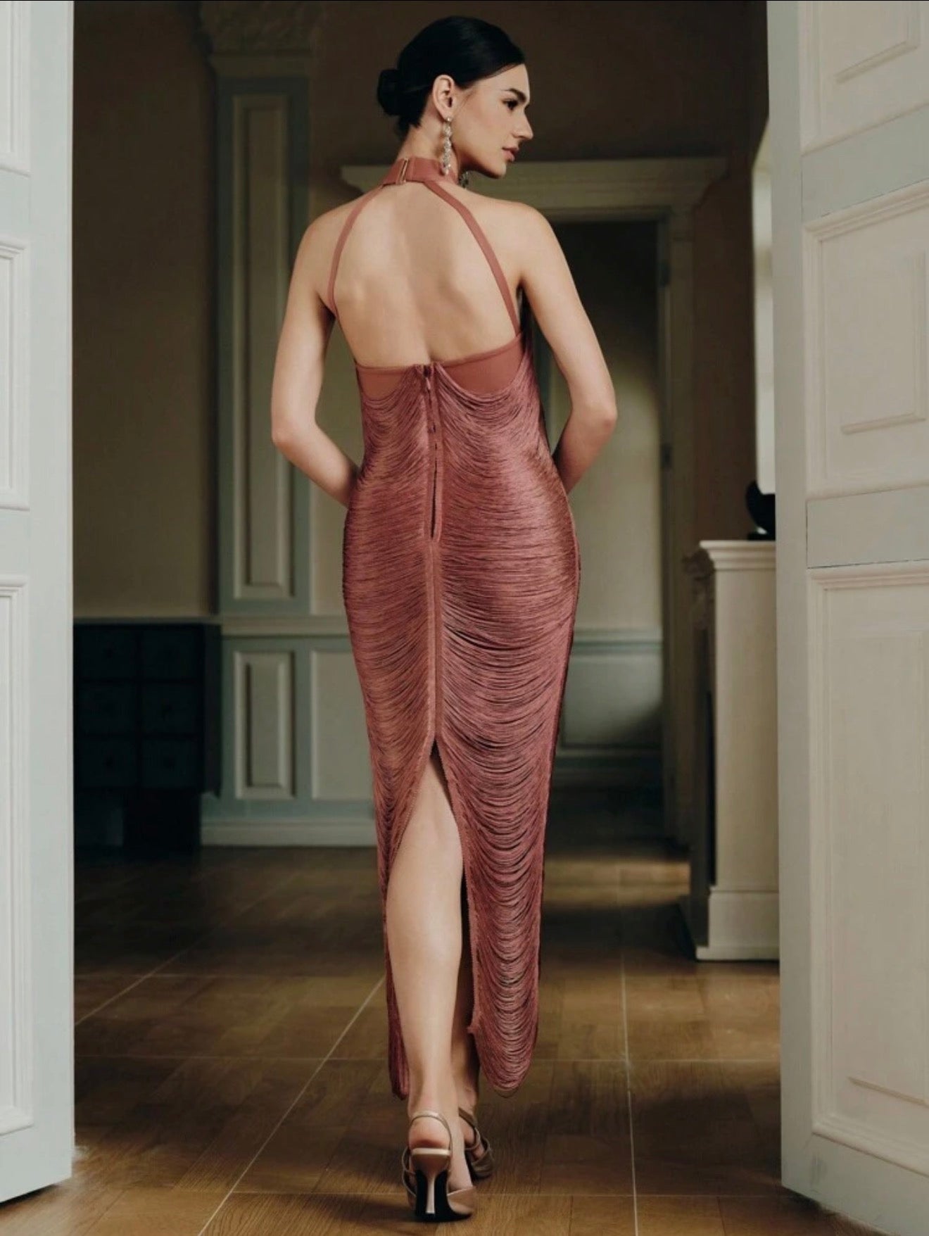 Rosewood Muse Fringes Dress