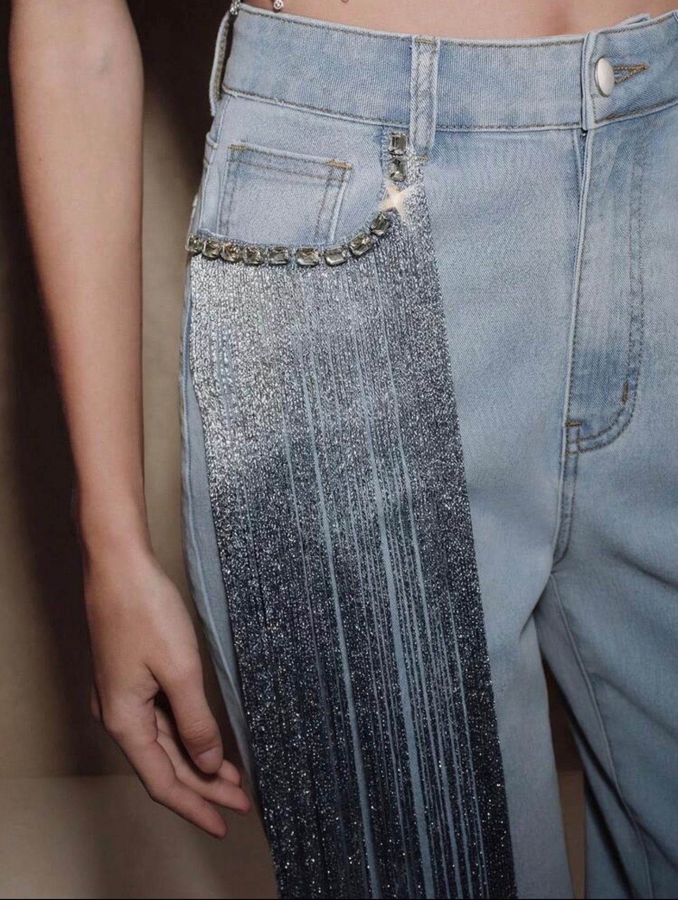Starlight Fringe Denim