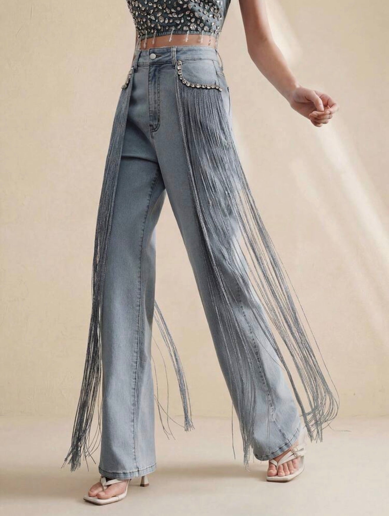 Starlight Fringe Denim