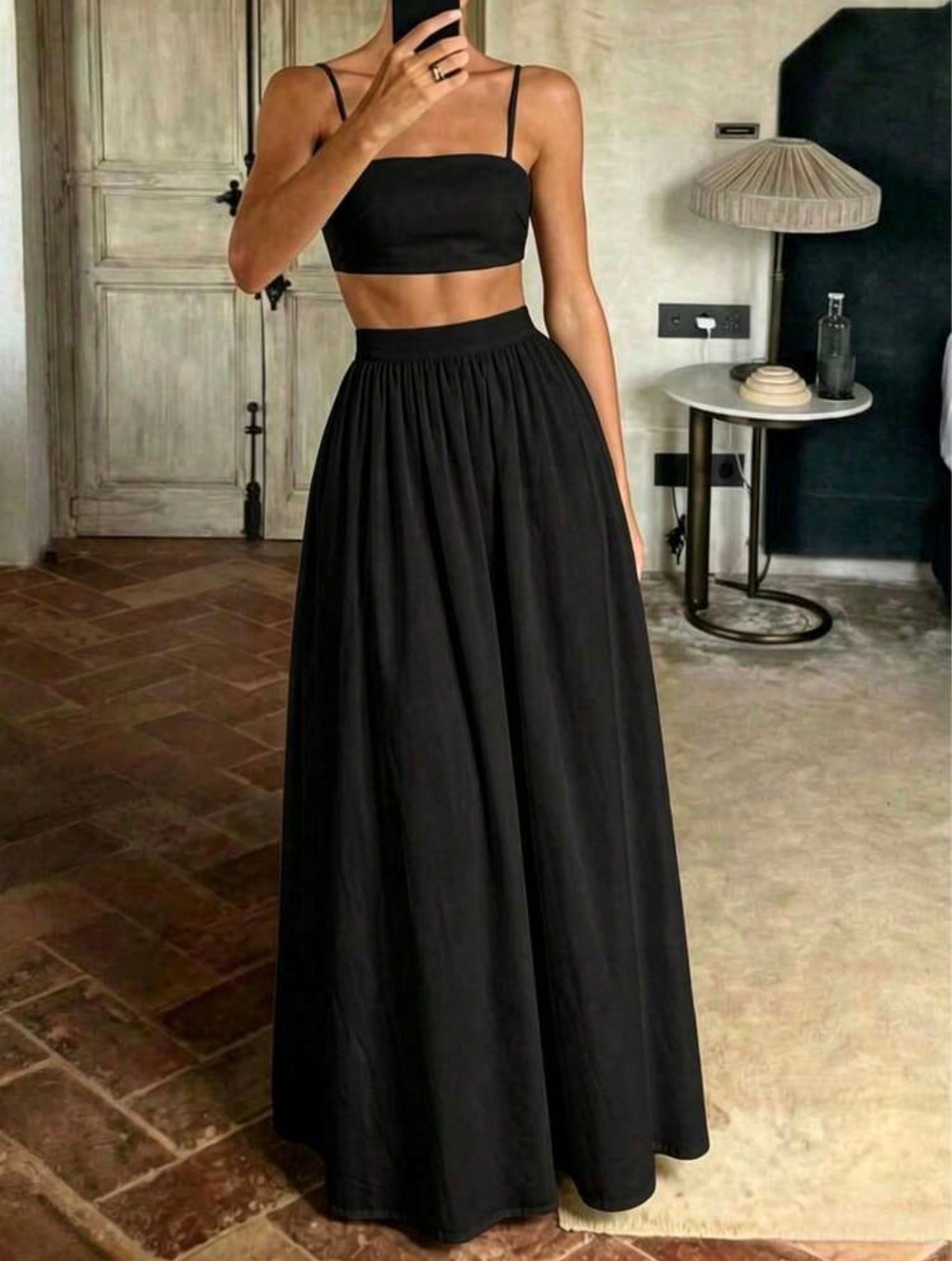 Sable Maxi Skirt Set