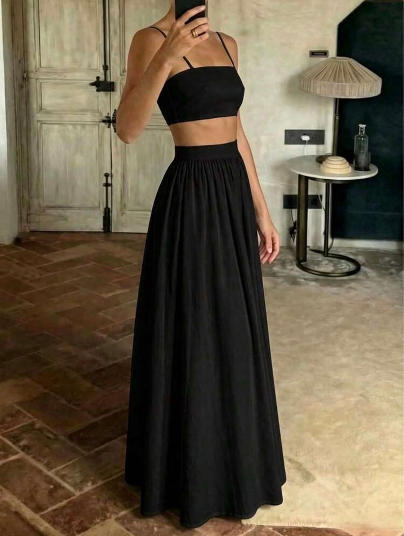 Sable Maxi Skirt Set