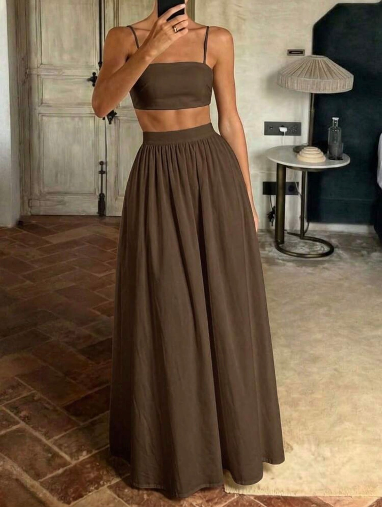 Sable Maxi Skirt Set