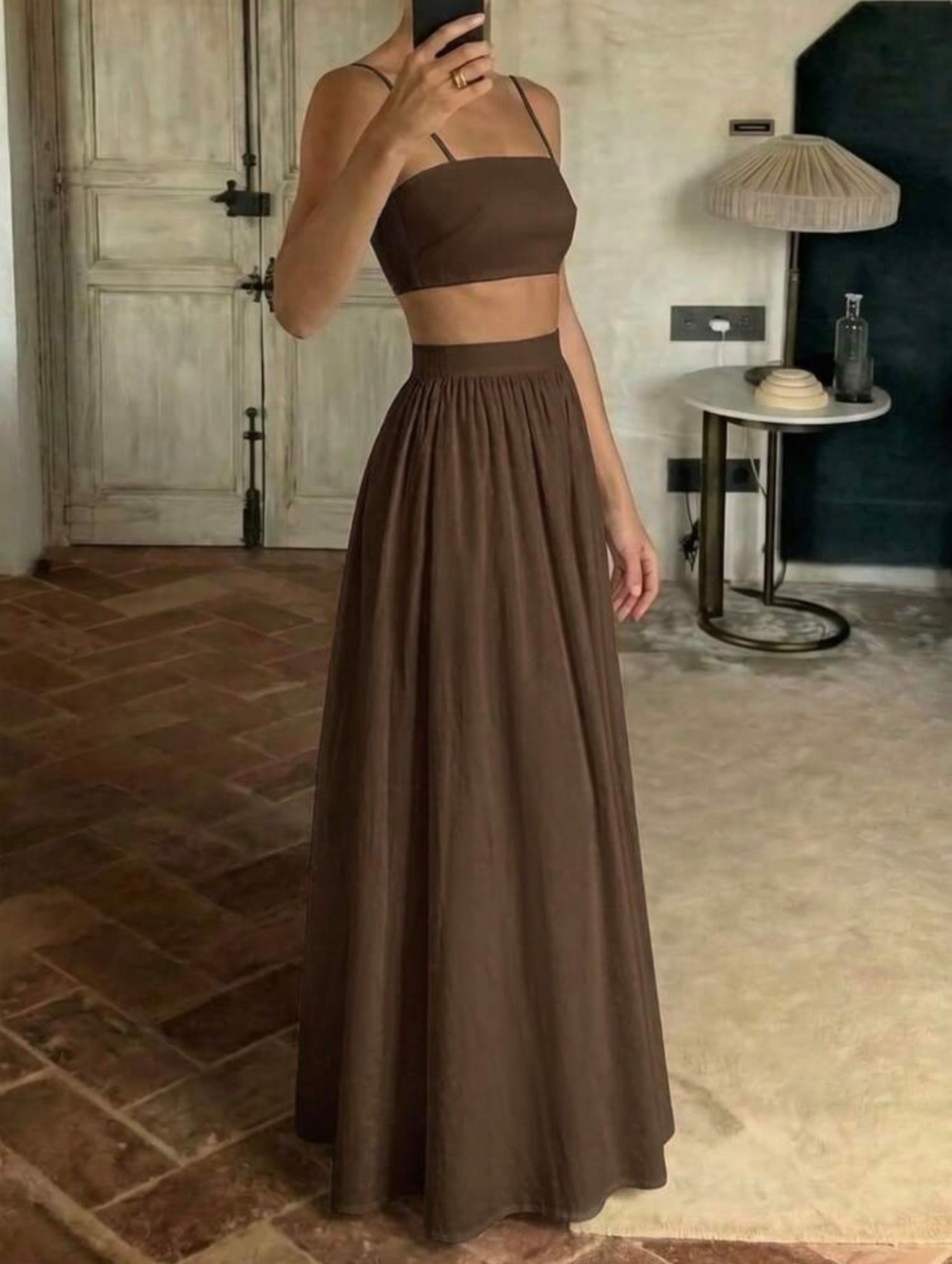 Sable Maxi Skirt Set