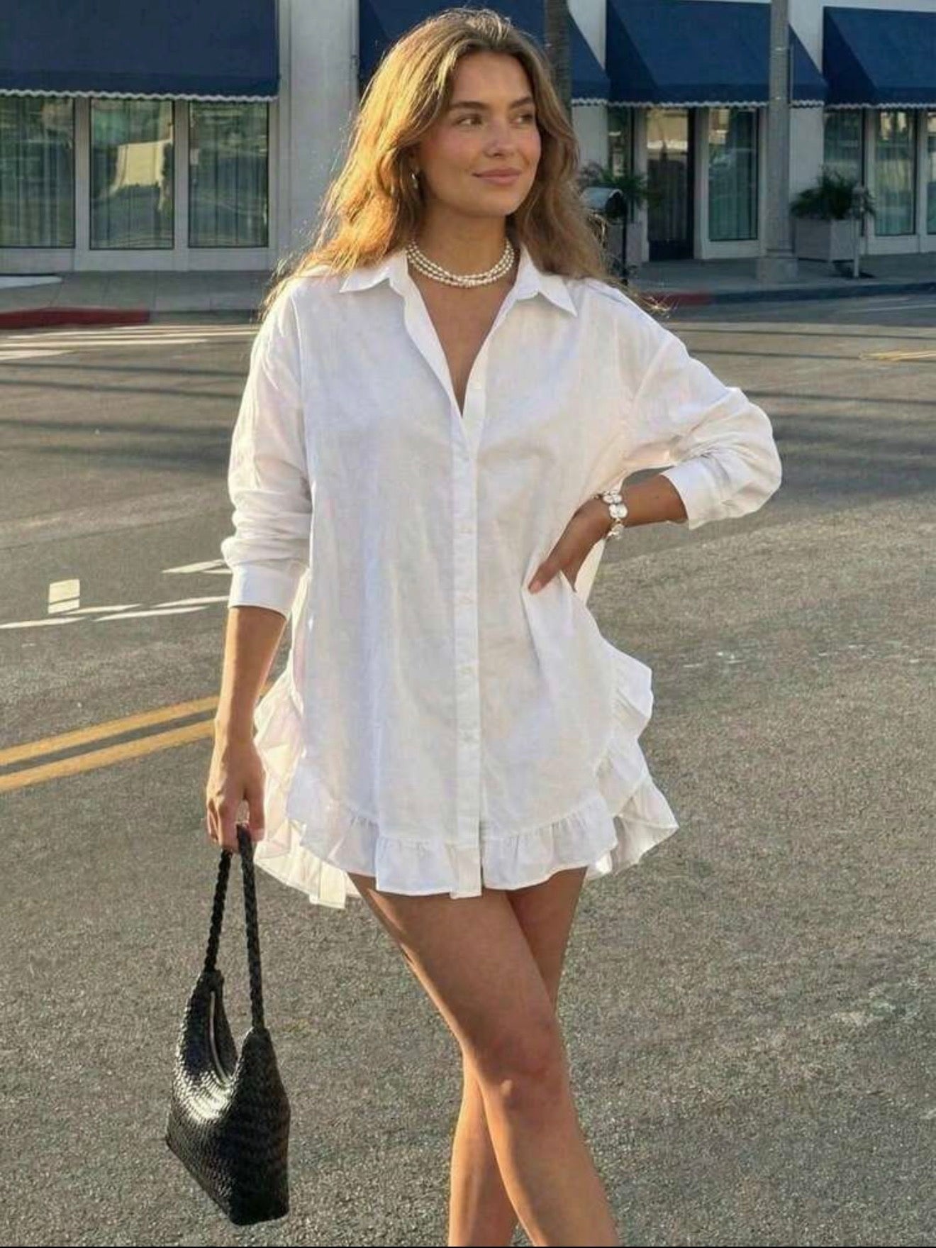 Sloane Ruffle Shirt