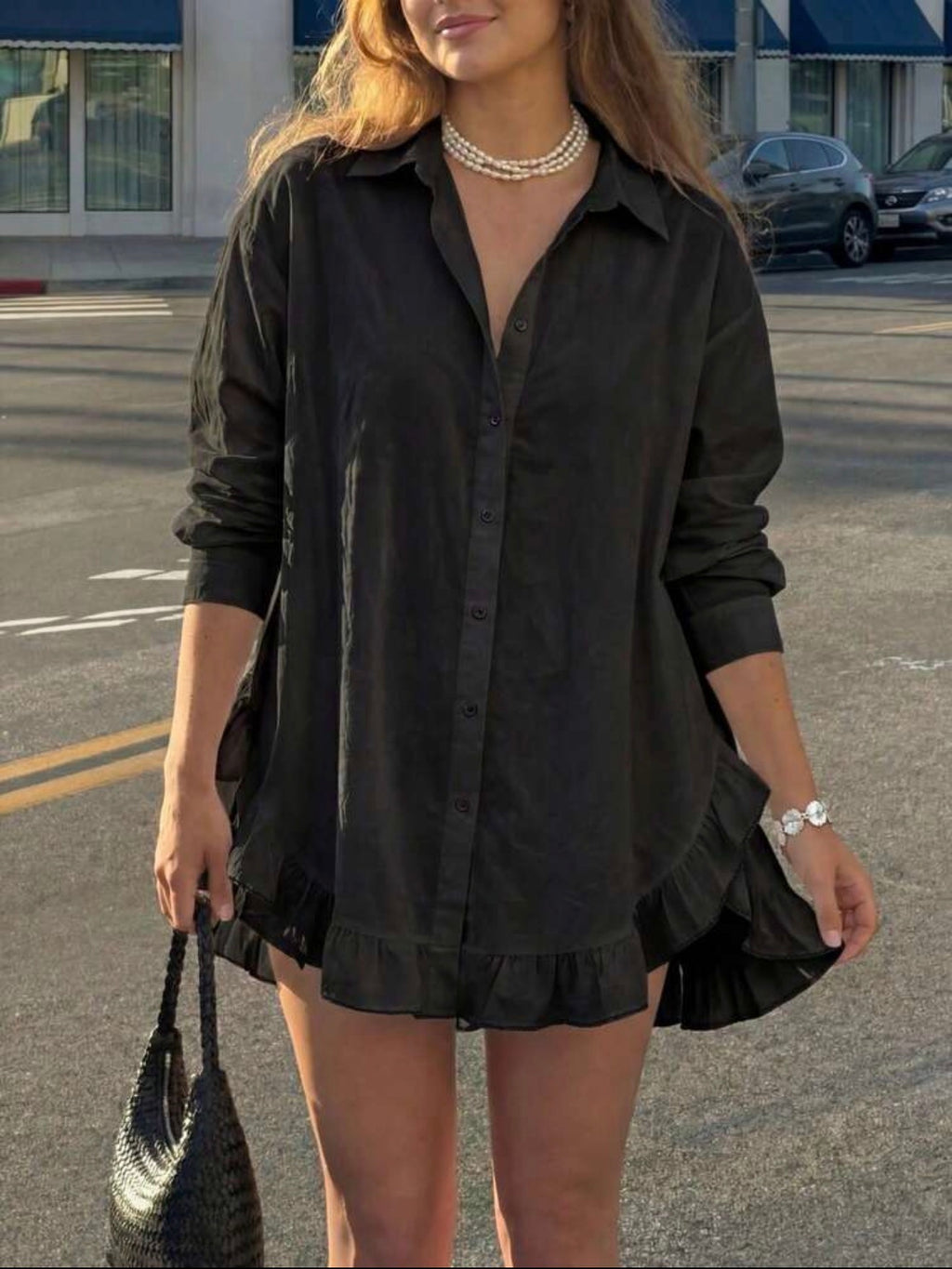 Sloane Ruffle Shirt