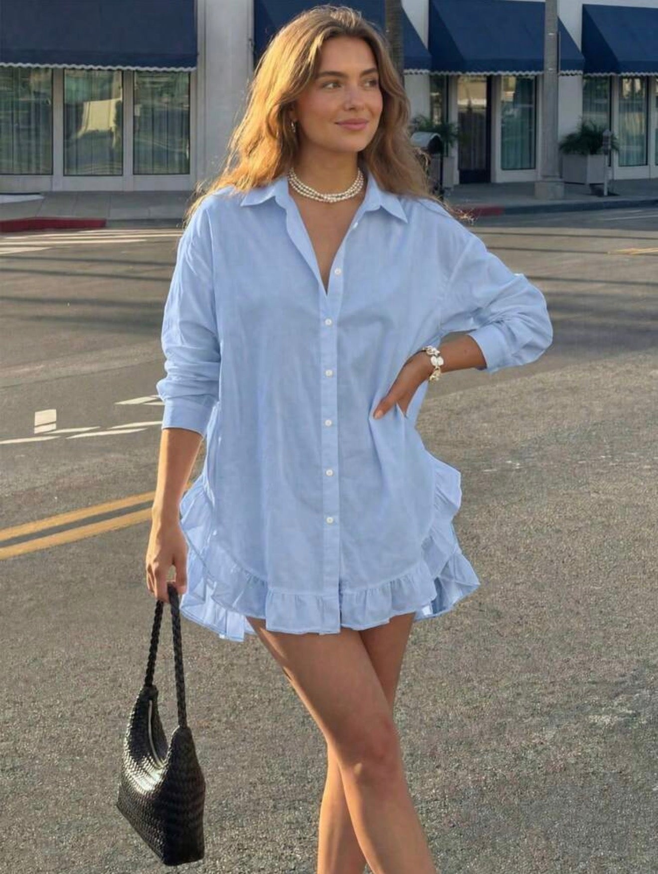 Sloane Ruffle Shirt