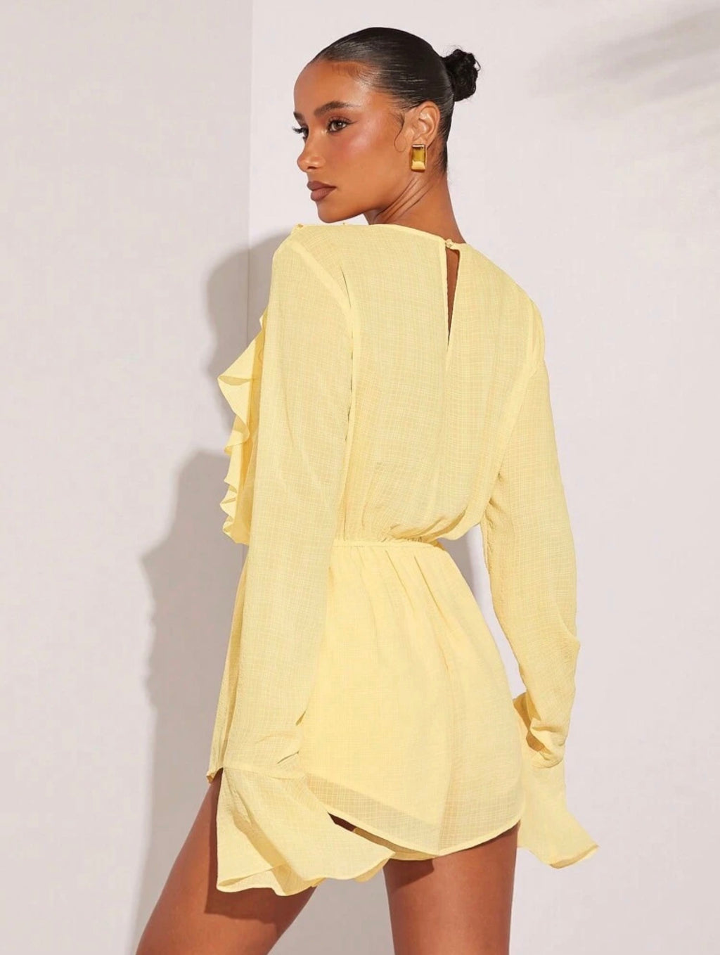 Lemon Meringue Romper