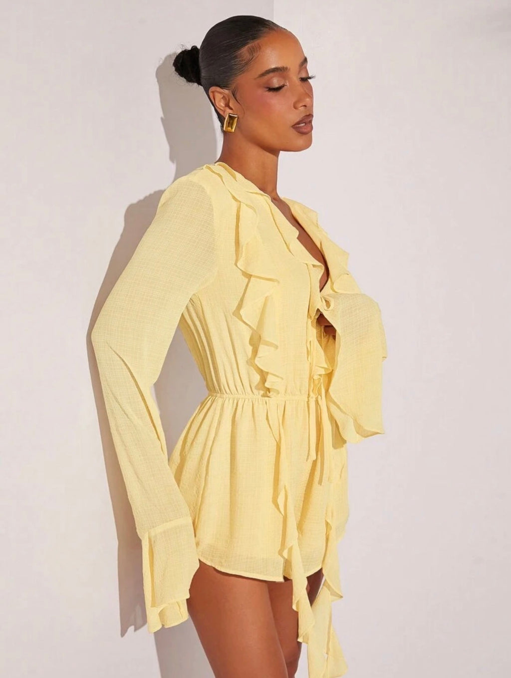 Lemon Meringue Romper