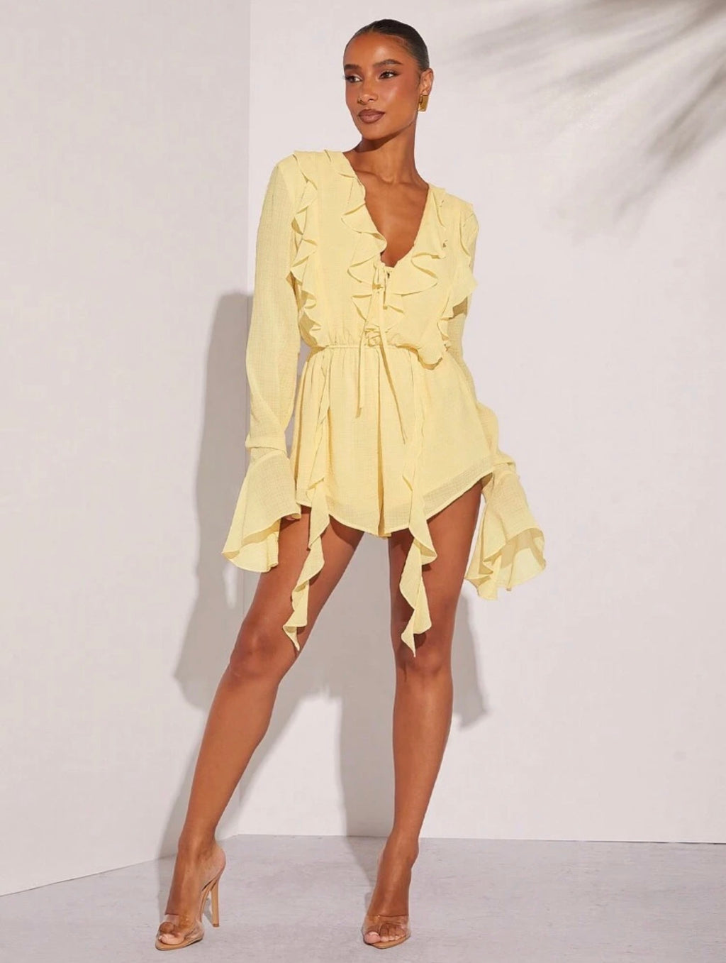 Lemon Meringue Romper
