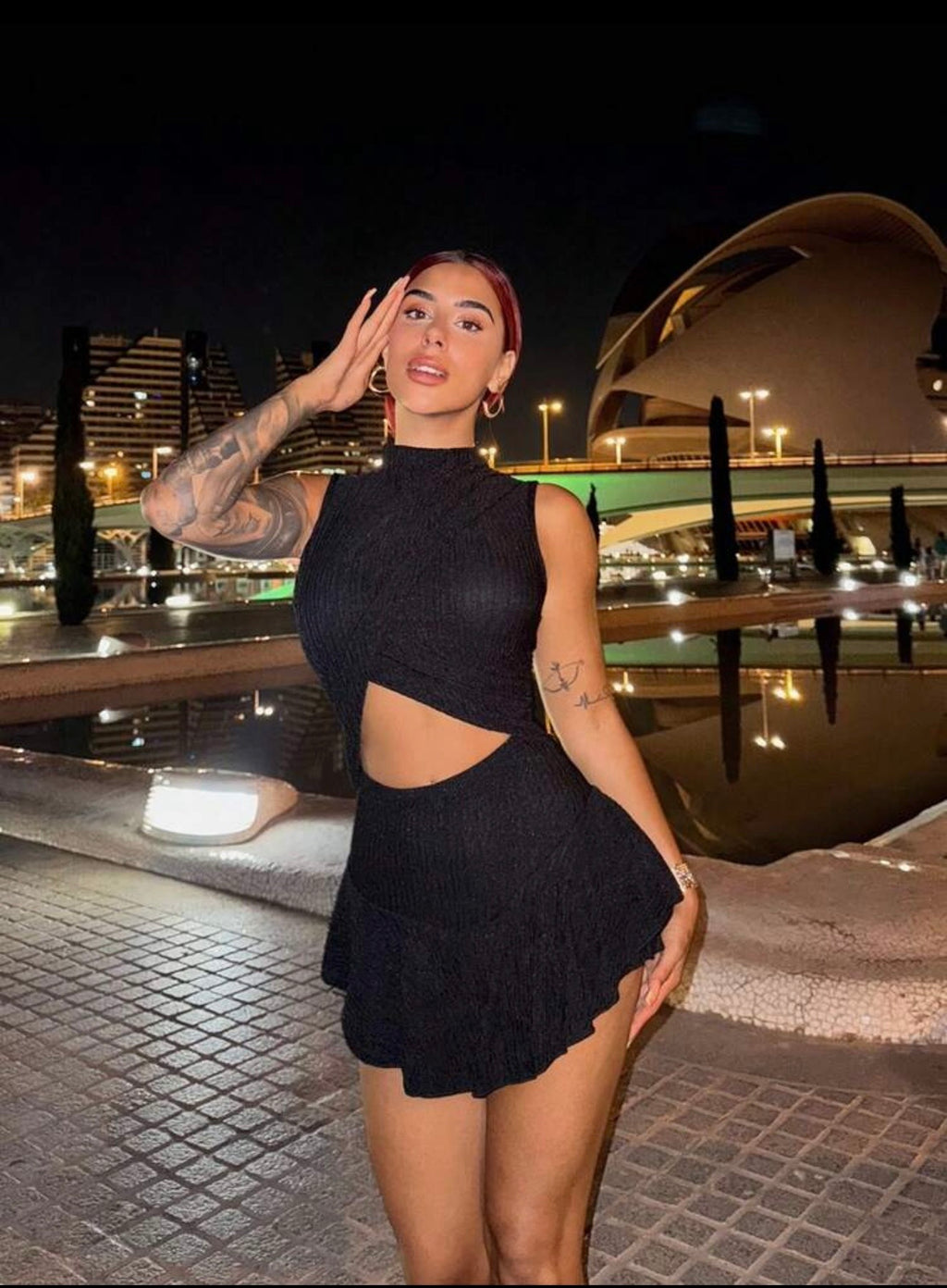 Onyx Cutout Romper
