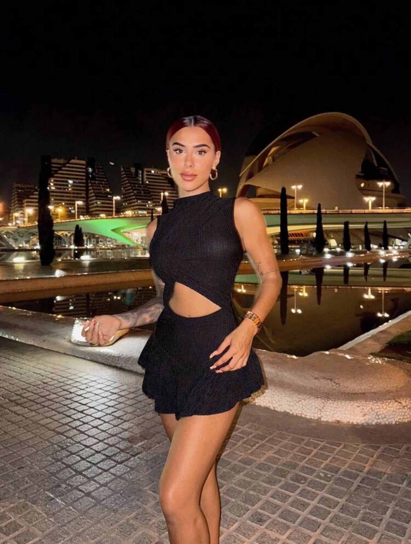 Onyx Cutout Romper