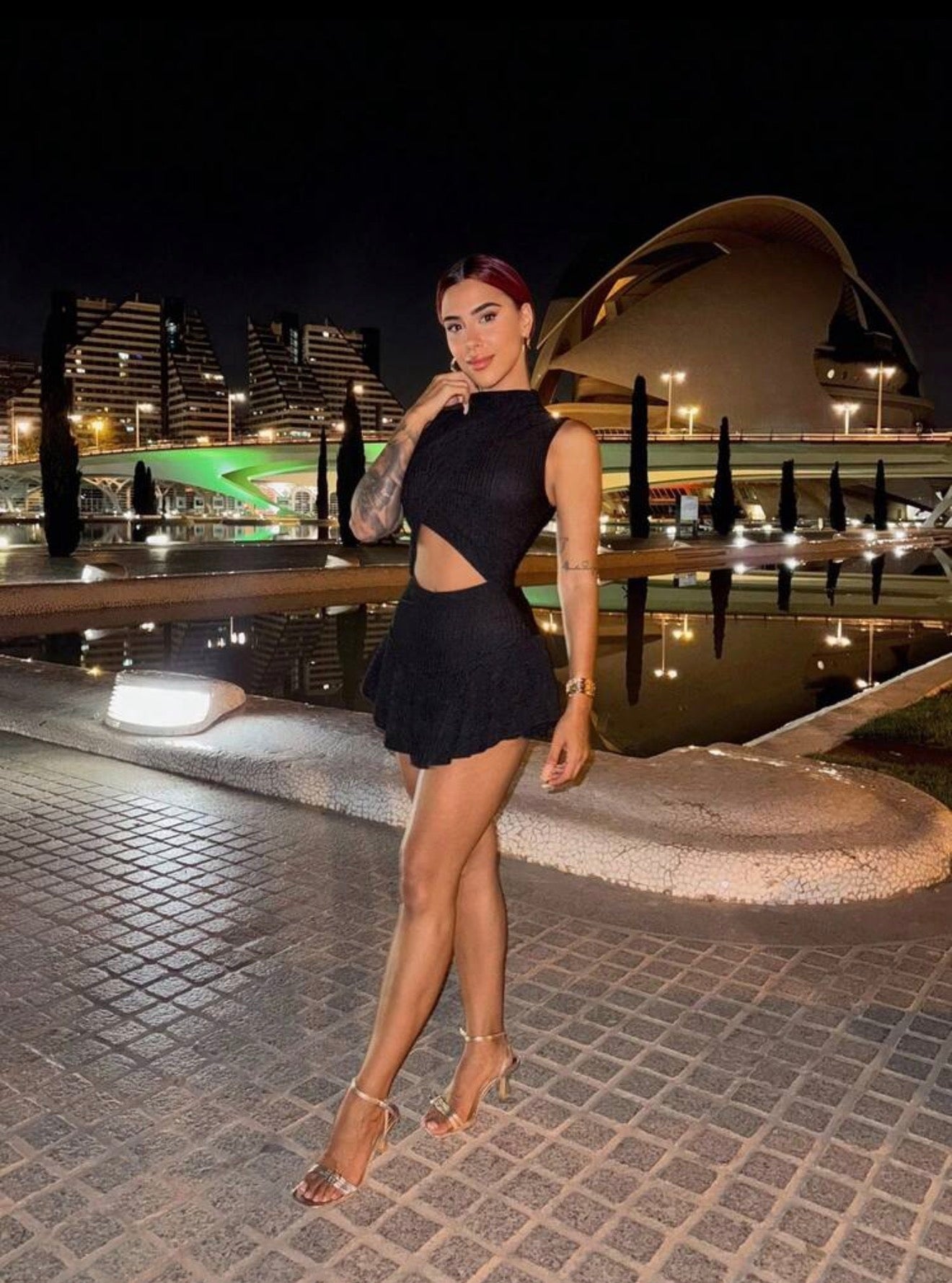 Onyx Cutout Romper