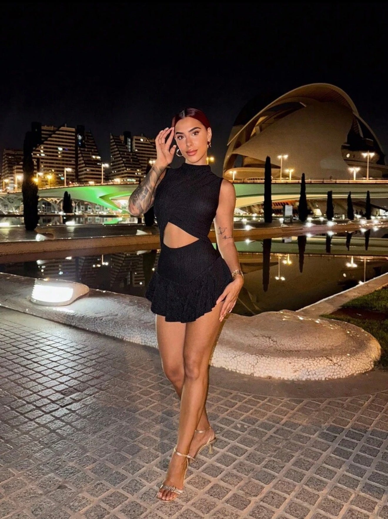 Onyx Cutout Romper