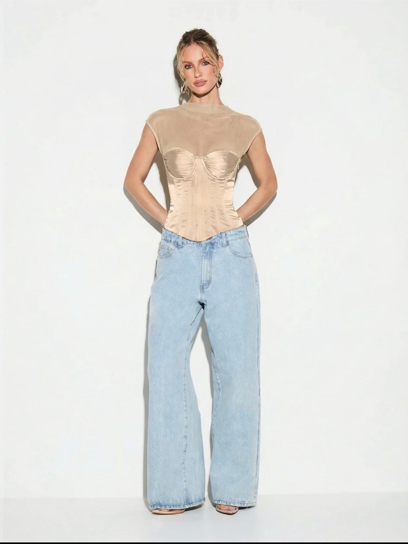 Luna Mesh Corset Top