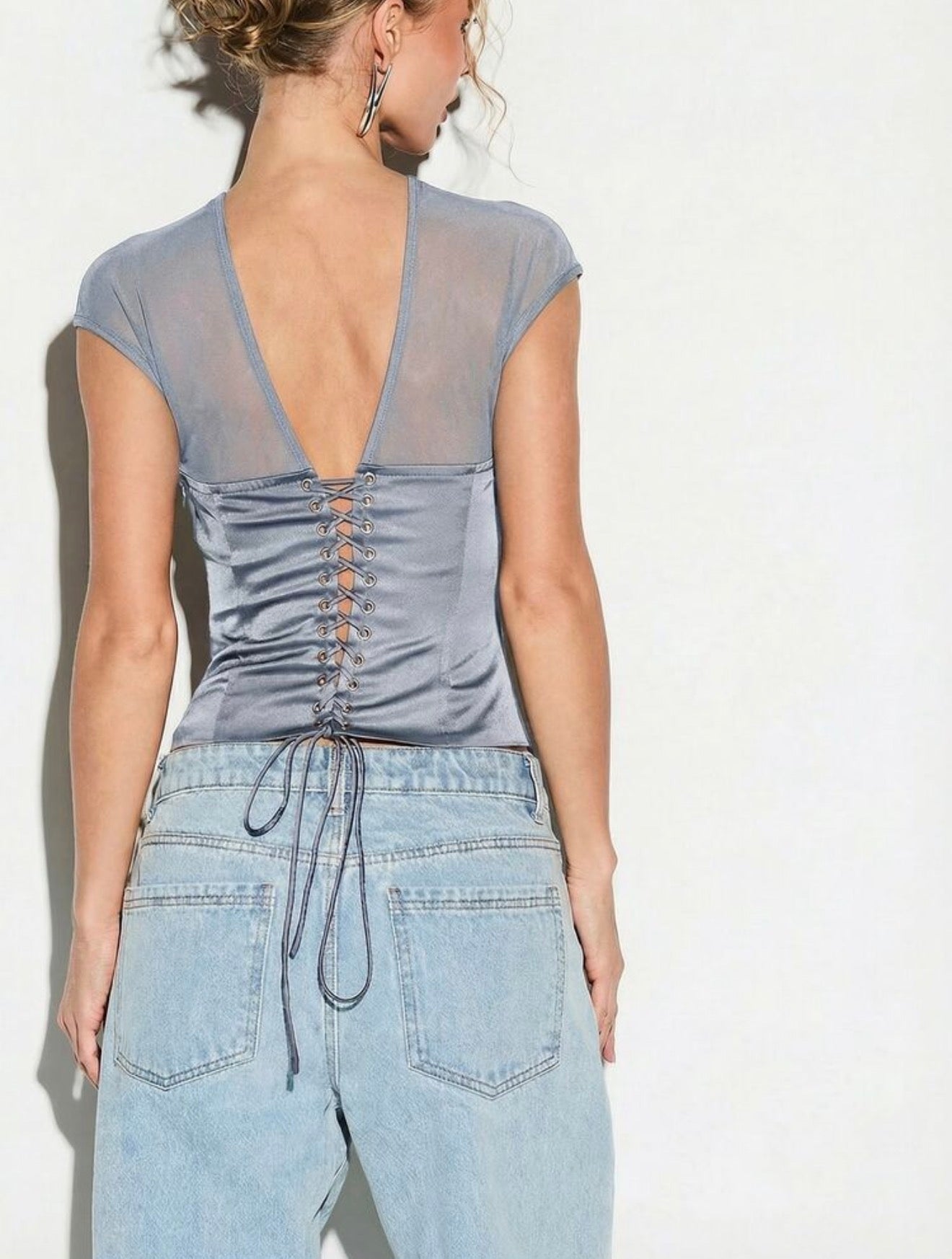 Luna Mesh Corset Top