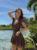 Cocoa Lace Dress