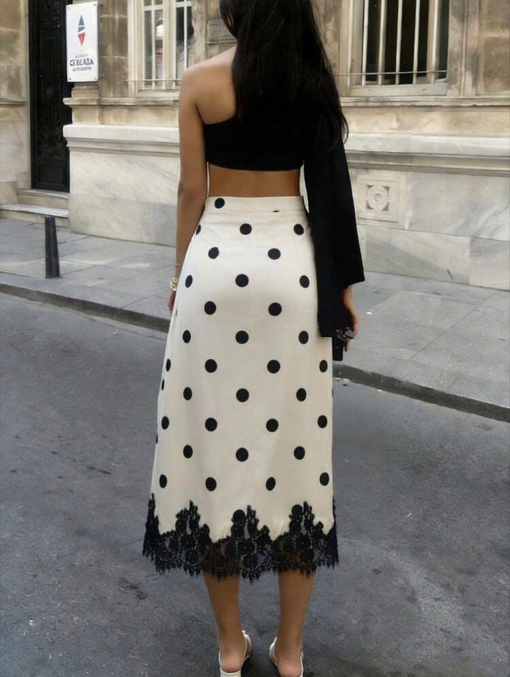 Polka & Lace Affair Skirt