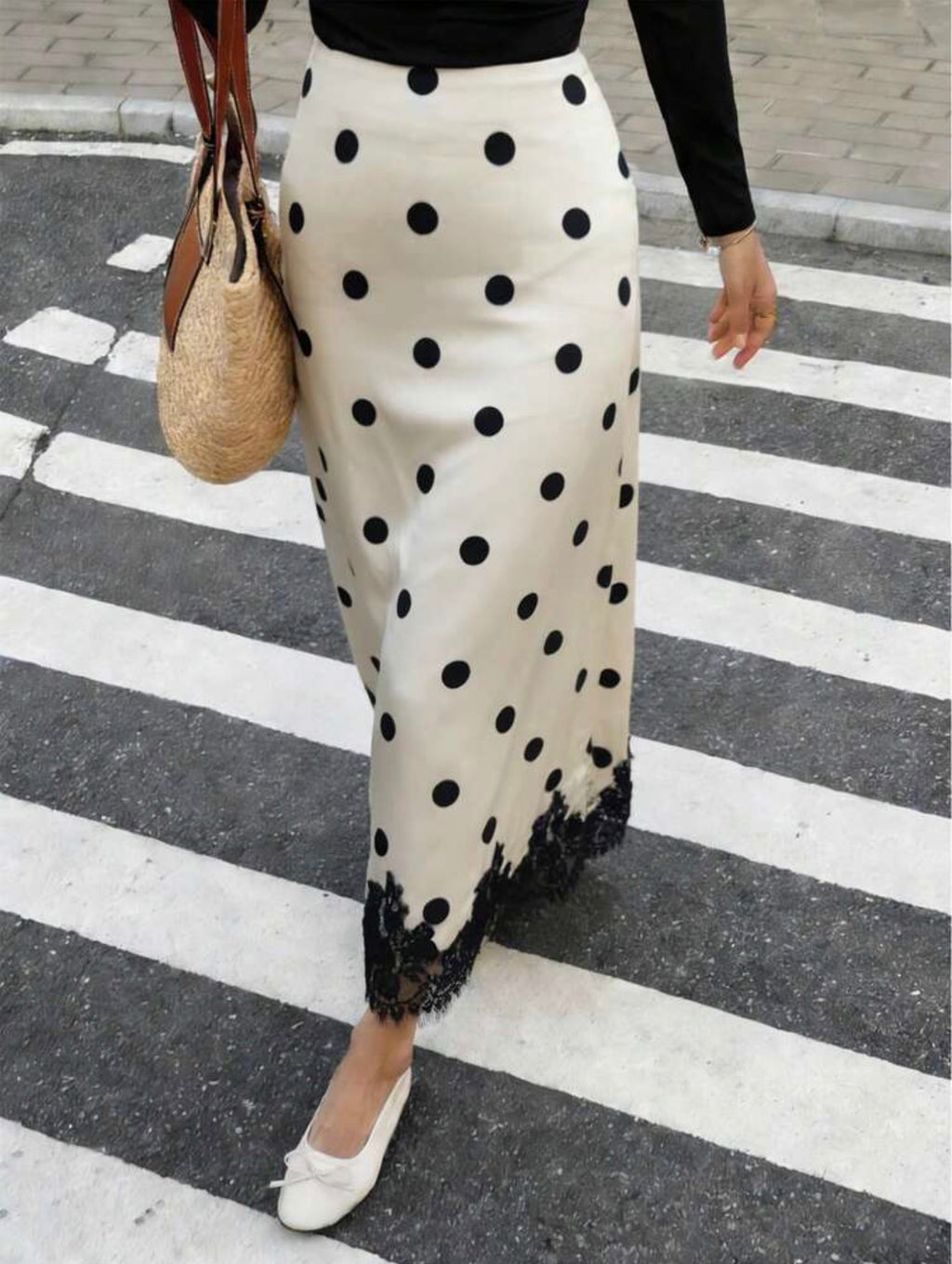 Polka & Lace Affair Skirt