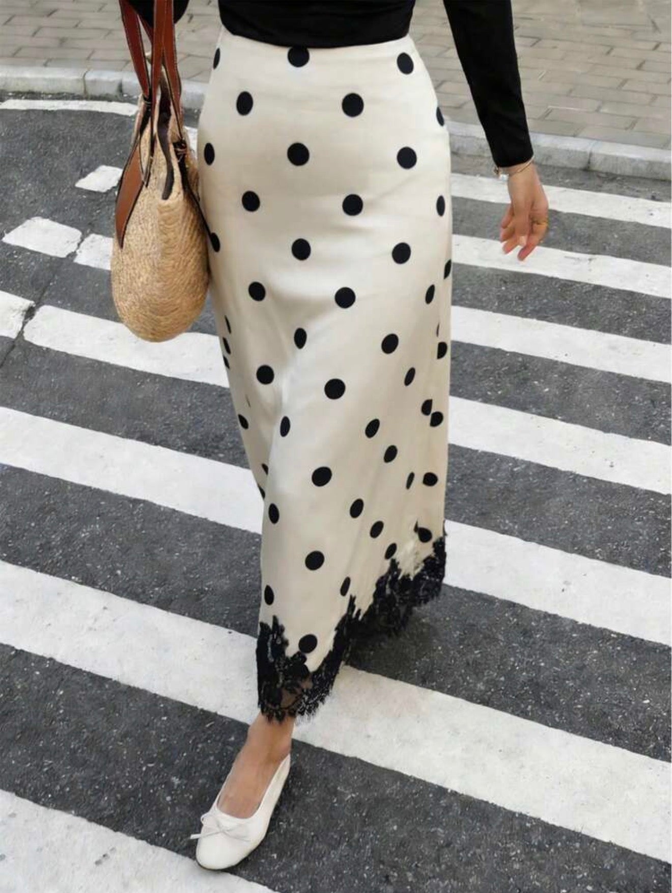 Polka & Lace Affair Skirt