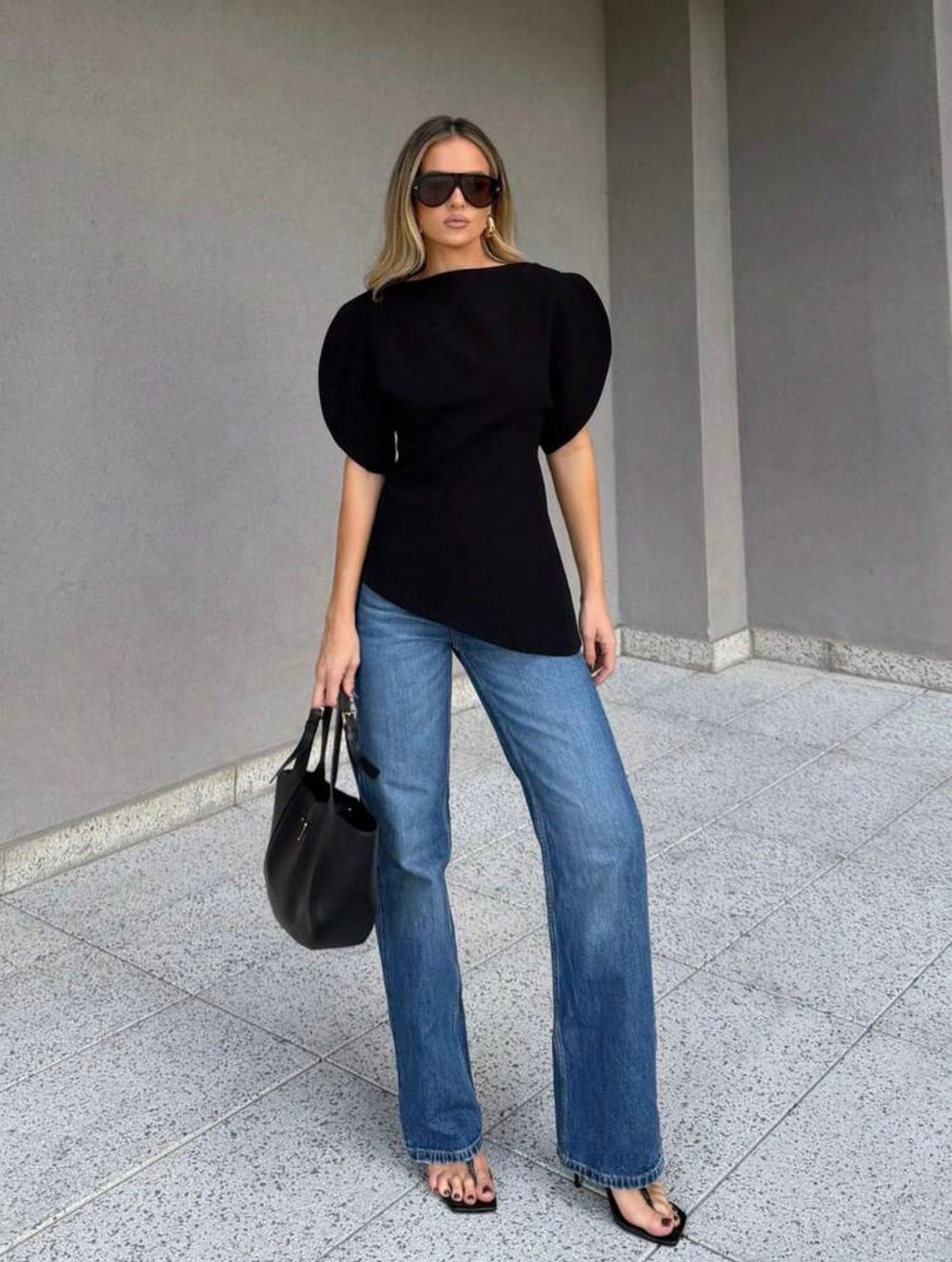 Sculpted Puff Top