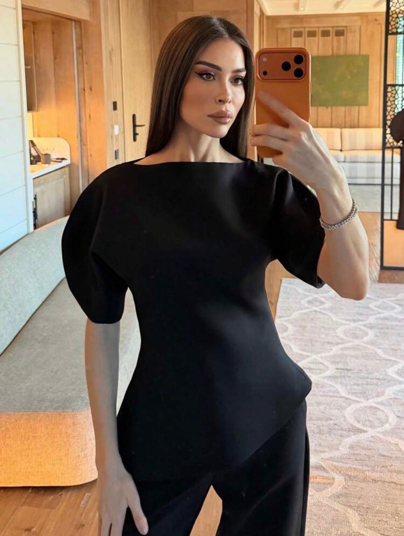 Sculpted Puff Top