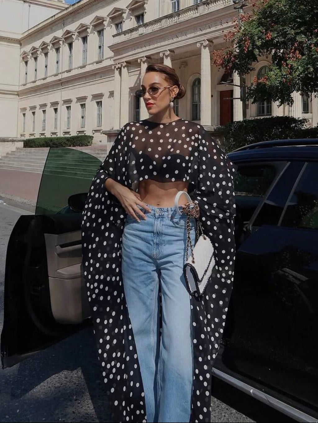 Floating Dot Cape