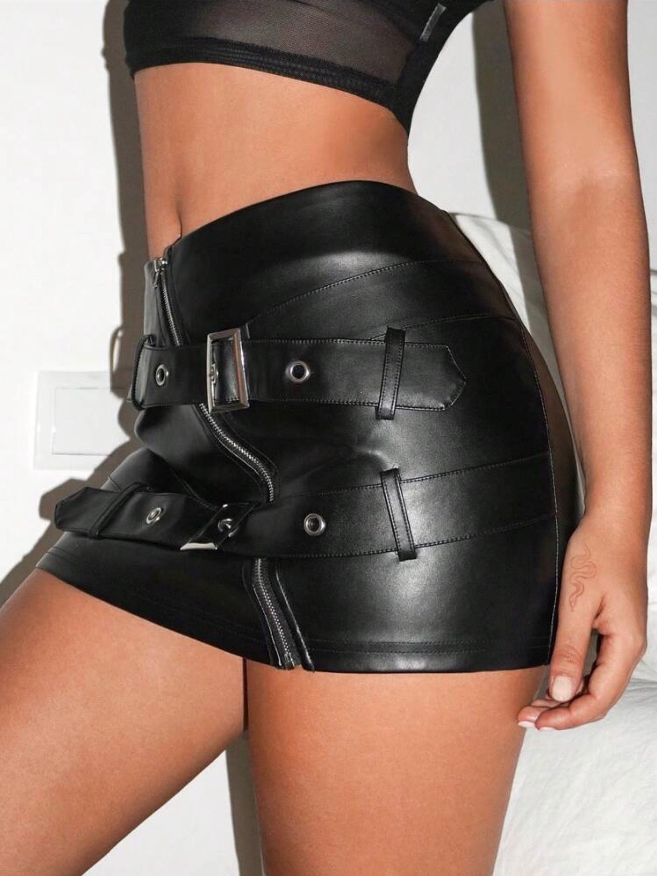 Belted Rebel Skirt