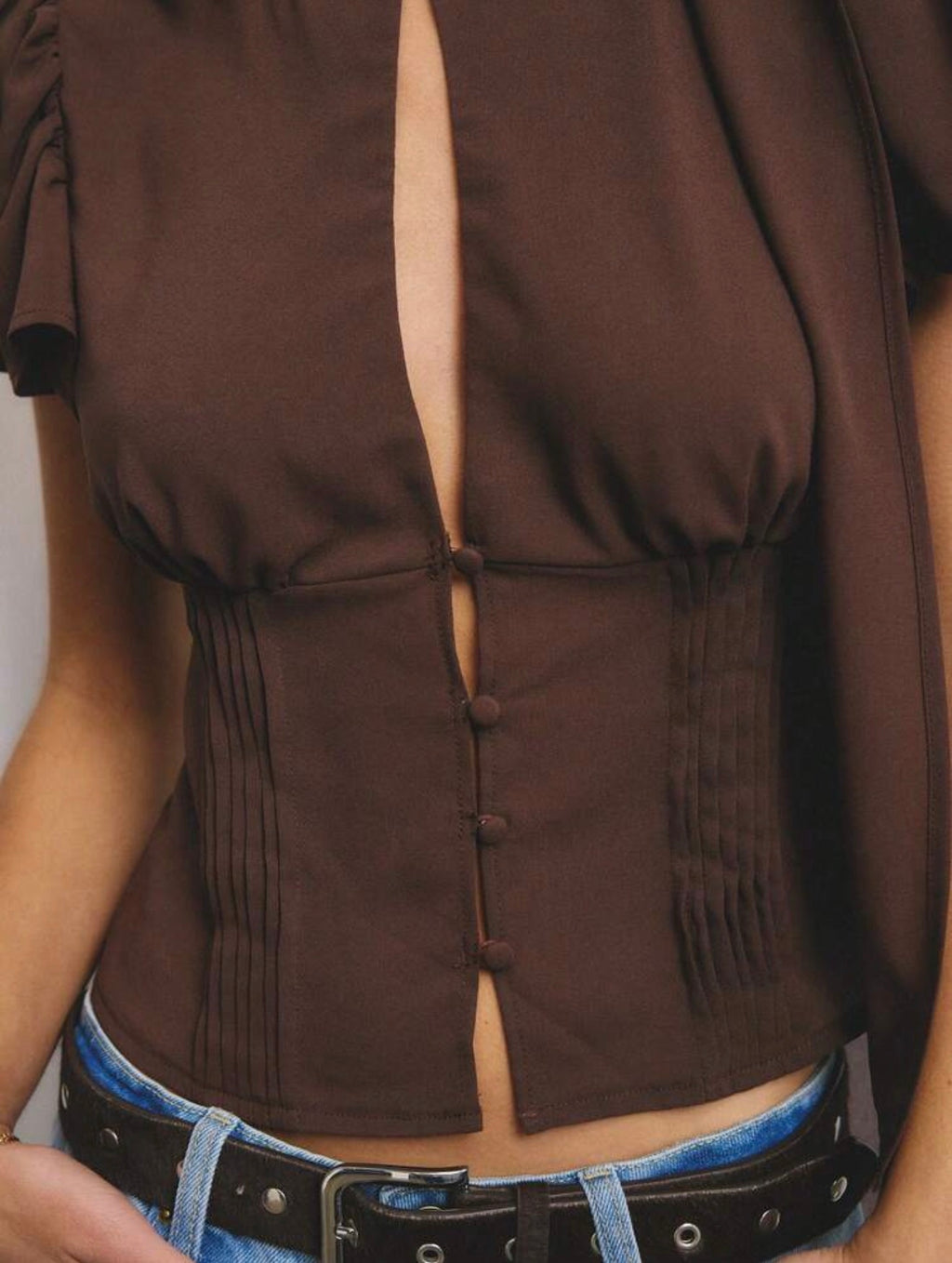 Whisper Keyhole Blouse